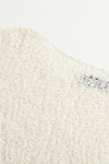 SWAYING/KNIT floating line detail bottoming shirt SW24SS1T53 white